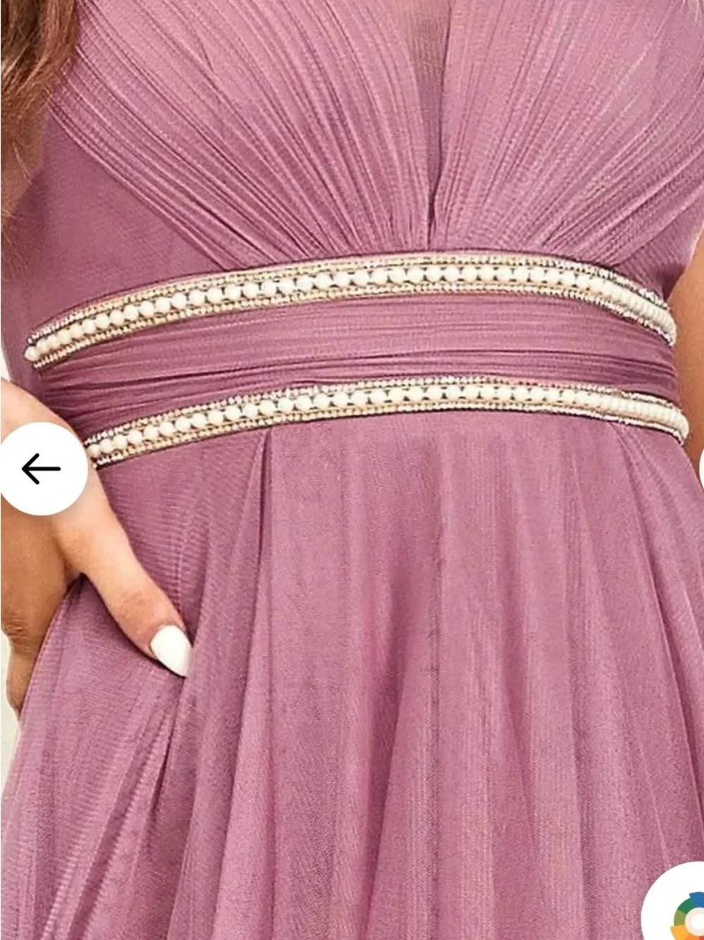 Ever Pretty Purple Orchid High-Low Dress size Small 4 - Picture 5 of 12